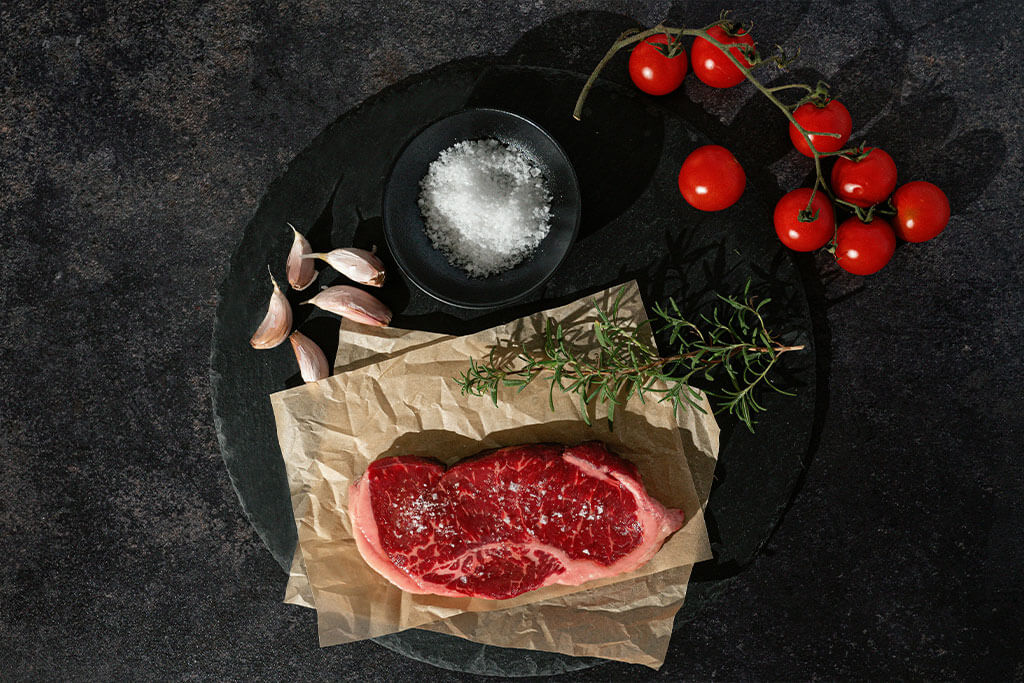 carne de alta calidad, textura y sabor